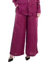 KENZO - Graphic-Print Elasticated Waist Pant, Brand Size 38 (Us - Lyst