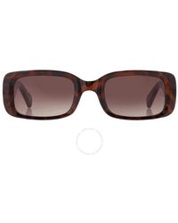 Guess Factory - Gradient Brown Rectangular Sunglasses Gf6135 52f 53 - Lyst