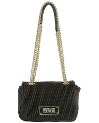 Versace - Jeans Couture Quilted Chain-Linked Shoulder Bag - Lyst