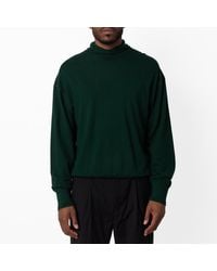 Burberry - Logo-Embroidered Wool Hoodie - Lyst