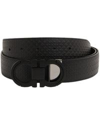 Ferragamo - Salvatore Reversible And Adjustable Gancini Belt, Cm - Lyst