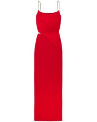 Givenchy - Strap Long Dress_Vermillon, Brand Size 38 (Us - Lyst