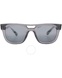 Ray-Ban - Phil Bio Based Polarized Grey Gradient Mirror Square Sunglasses Rb4426 672582 54 - Lyst