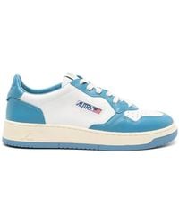 Autry - Bicolor Medalist Leather Low Sneakers, Brand Size 42 Us - Lyst