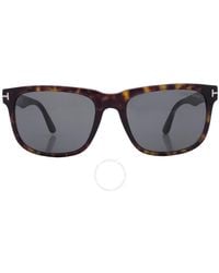Tom Ford - Stephenson Grey Square Sunglasses Ft0775 52a 56 - Lyst