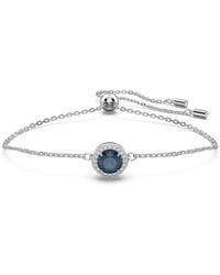 Swarovski - Rhodium Plated Constella Bracelet - Lyst