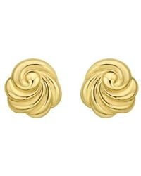 Tresorra - 14K Swirl Knot Stud Earrings - Lyst