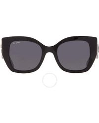 Ferragamo - Grey Butterfly Sunglasses Sf1045s 001 51 - Lyst