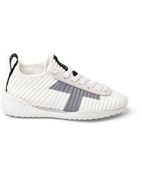 Tod's - Tod's Ribbed Lace-Up Sneakers - Lyst