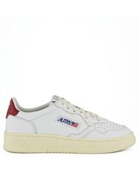 Autry - Medalist Leather Low-Top Sneakers, Brand Size 35 Us - Lyst
