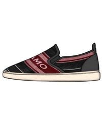 Ferragamo - Logo Knit Slip-On Sneakers - Lyst