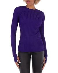 Burberry - Viscose Blend Sweater - Lyst