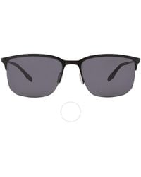 Under Armour - Grey Rectangular Sunglasses Ua Streak/g 0003/ir 57 - Lyst