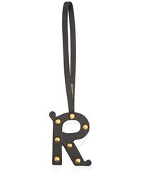 Burberry - Studded Leather Alphabet R Charm - Lyst