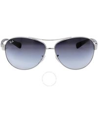 Ray-Ban - Grey Gradient Aviator Sunglasses - Lyst