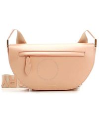 Burberry - Peach Pink Small Olympia Leather Shoulder Bag - Lyst