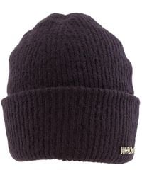 Van Palma - Gaston Wool Beanie W 14K- Plated Brass Logo - Lyst