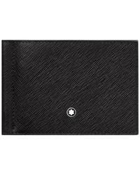 Montblanc - Sartorial Leather 6Cc Wallet With Money Clip - Lyst