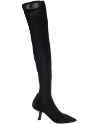 Ferragamo - Ferragamo Over-The-Knee Stretch Boots, Size 7 C - Lyst