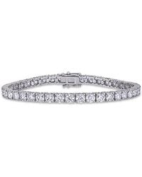Amour - 9 1/2 Ct Dew Created Moissanite Tennis Bracelet - Lyst