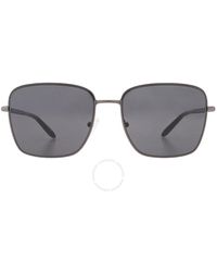 Michael Kors - Burlington Grey Square Sunglasses Mk1123 100287 57 - Lyst