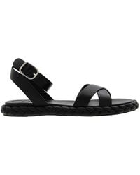 Chloé - Braided Leather Pip Sandals, Brand Size 35 Us - Lyst