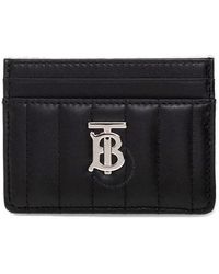 Burberry - Quilted Leather Lola Tb Card Case - Lyst