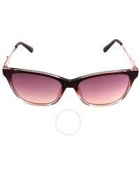 Guess Factory - Gradient Cat Eye Sunglasses Gf6155 83z 55 - Lyst