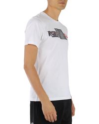 Roberto Cavalli - Hotfix Crystal Logo Cotton T-shirt - Lyst