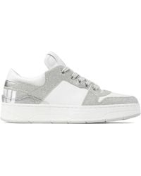 Jimmy Choo - Florent/F Low-Top Glitter Sneakers, Brand Size 36 Us - Lyst