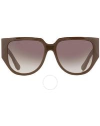 Ferragamo - Grey Gradient Browline Sunglasses Sf1088se 324 57 - Lyst