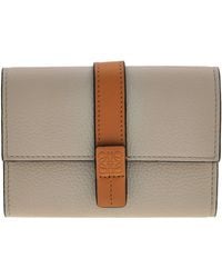Loewe - Grained Calfskin Small Vertical Wallet - Lyst