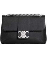 Celine - Supple Calfskin Victoire Medium Crossbody Bag - Lyst