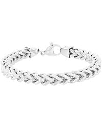 Robert Alton - Stainless Steel 8Mm Franco Link Bracelet - Lyst
