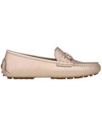 Ferragamo - Ferragamo Double Gancini Loafers - Lyst