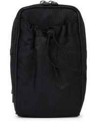 Burberry - Check-Jacquard Zipped Mobile Phone Bag - Lyst