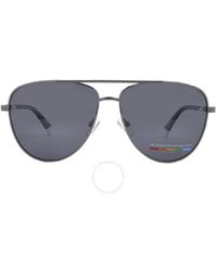 Polaroid - Core Polarized Smoke Pilot Sunglasses Pld 4126/s 0kj1/c3 58 - Lyst