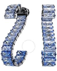 Swarovski - Matrix Baguette Cut Crystal Drop Earrings - Lyst