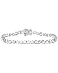 Brilliant Diamond - 3 Carat Round Lab Grown Diamond Tennis Bracelet - Lyst