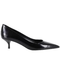 Stuart Weitzman - Power 50 Leather Pumps, Brand Size 35 Us - Lyst