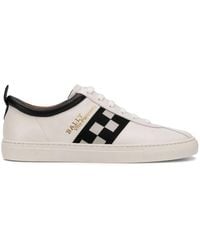Bally - Vita-Parcours Lamb Leather Low-Top Sneakers, Brand Size 5 (Us - Lyst