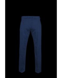 Moorer - Tailored Cotton Trousers - Lyst