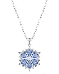 Swarovski - Magic Snowflake Pendant Necklace - Lyst
