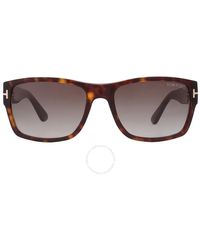 Tom Ford - Mason Smoke Gradient Rectangular Sunglasses Ft0445 52b 56 - Lyst