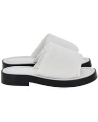 Ferragamo - Delfino Padded Slide Sandals - Lyst