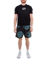 Lacoste - Globe Printed Swim Shorts - Lyst