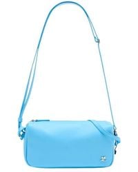 Courreges - Calfskin Leather Shoulder Bag - Lyst