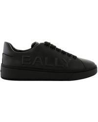 Bally - Skate Logo-Embossed Leather Sneakers - Lyst