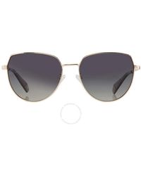 Polaroid - Polarized Grey Shaded Cat Eye Sunglasses Pld 6073/f/s/x 0j5g/wj 59 - Lyst
