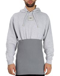 Burberry - Light Pebble Reconstructed Cotton Hoodie - Lyst